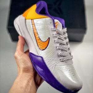 Nike Kobe 5 ?Lakers? White Purple Yellow 386429-102