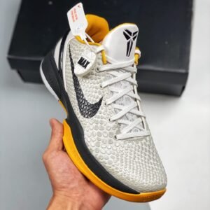 Nike Kobe 6 Protro ? Del Sol ? White/Neutral Grey-Del Sol-Black