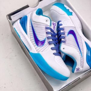 Nike Zoom Kobe 4 Protro ? Draft Day ? White/Orion Blue-Varsity Purple