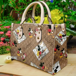 Gucci Mickey luxury brand fashion premium women small handbag purse for beauty