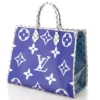 Louis Vuitton Women's Leather Handbag Limited edition Handbag "Onthego GM Giant Hawaii Blue Monogram"- LVHB_032
