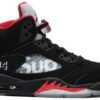Supreme x Air Jordan 5 Retro 'Black' 824371-001