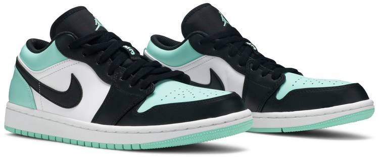 Air Jordan 1 Retro Low 'Emerald' 553558-117 - Image 5