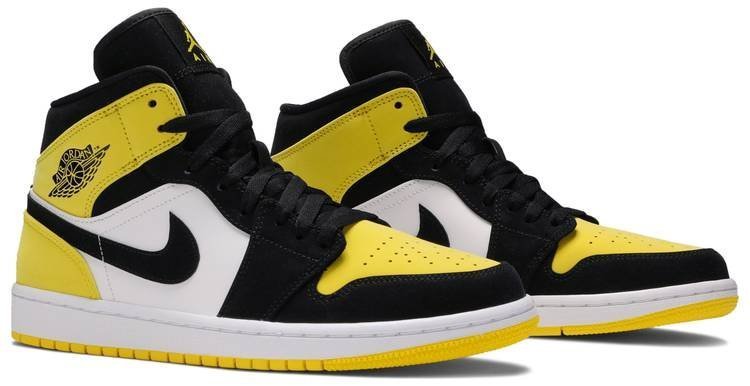 Air Jordan 1 Mid SE 'Yellow Toe' 852542-071 - Image 3