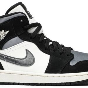 Air Jordan 1 Mid SE 'Satin Smoke Grey' 852542-011
