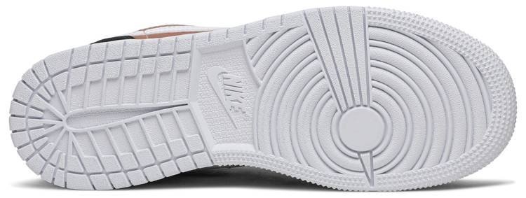 Air Jordan 1 Low GS 'White Rose Gold' 554723-090 - Image 5