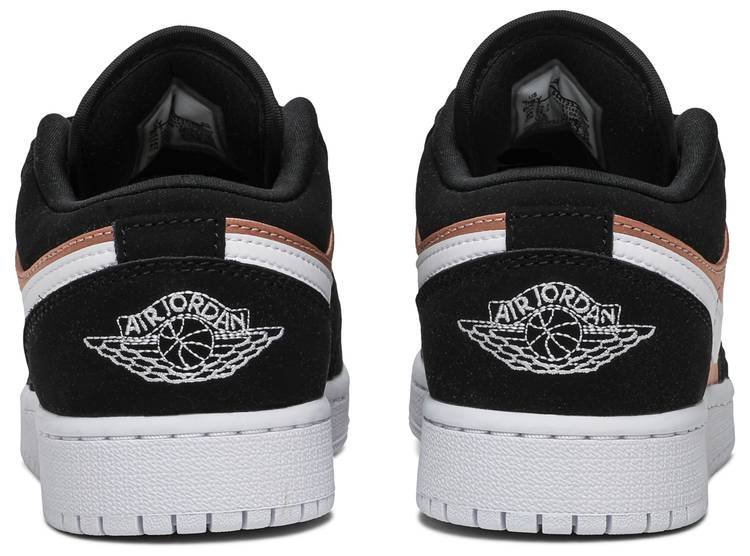 Air Jordan 1 Low GS 'White Rose Gold' 554723-090 - Image 4
