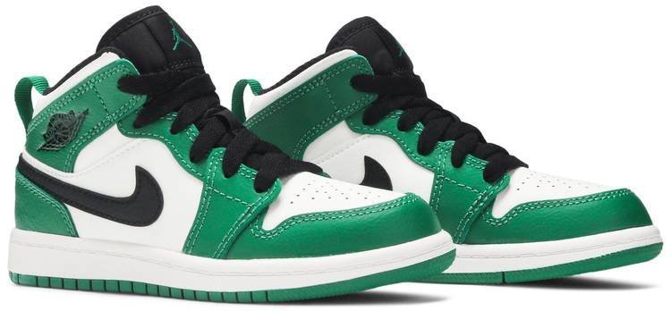 Air Jordan 1 Mid SE PS 'Pine Green' BQ6932-301 - Image 3