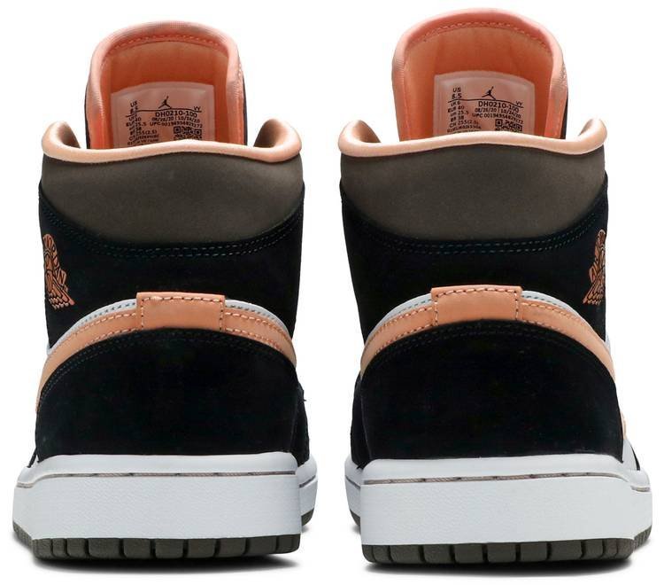 Air Jordan 1 Mid SE 'Peach Mocha' DH0210-100 - Image 4