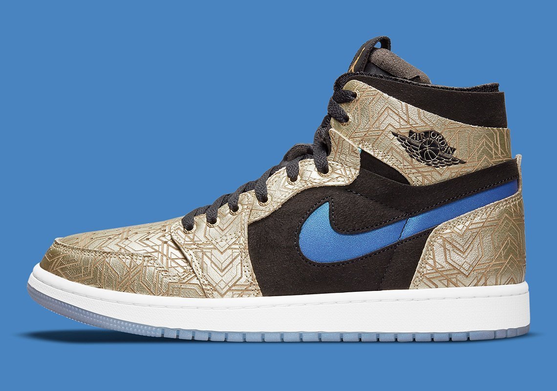 Air Jordan 1 Zoom Comfort 'Gold Laser' DQ0659-700 - Image 3