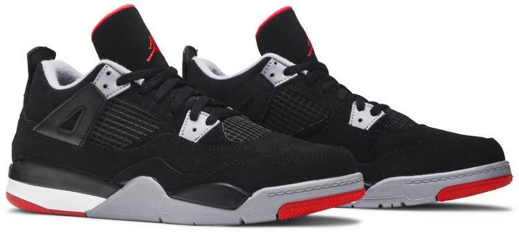 Air Jordan 4 Retro OG PS 'Bred' 2019 BQ7669-060 - Image 3