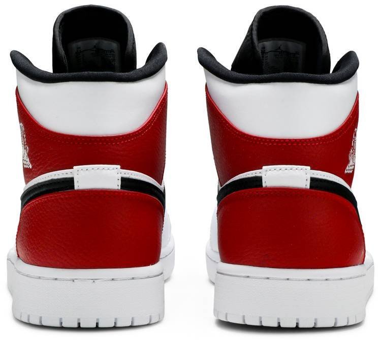 Air Jordan 1 Mid 'White Chicago' 554724-116 - Image 4