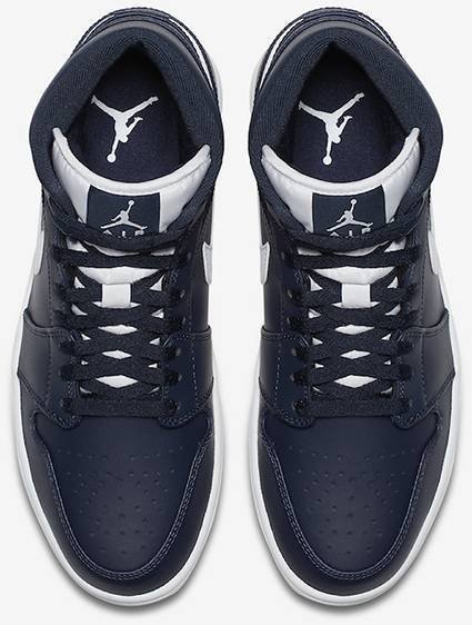 Air Jordan 1 Retro Mid 'Obsidian' 554724-402 - Image 4