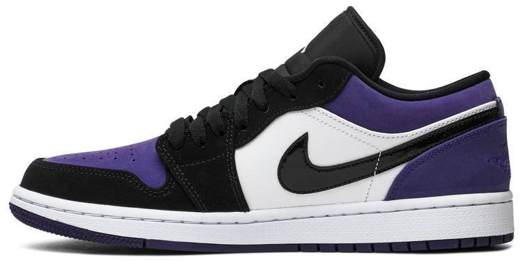 Air Jordan 1 Low 'Court Purple' 553558-125 - Image 2