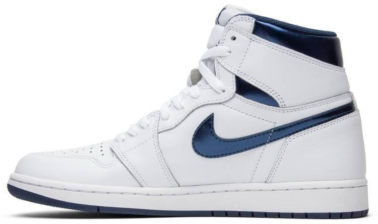 Air Jordan 1 Retro High OG 'Metallic Navy' 555088-106 - Image 2