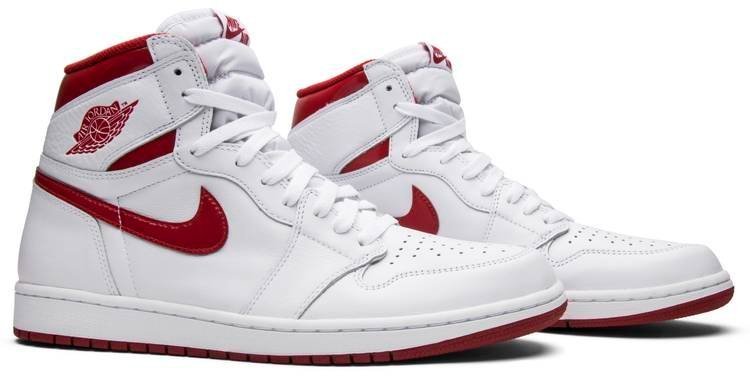 Air Jordan 1 Retro High OG 'Metallic Red' 555088-103 - Image 5