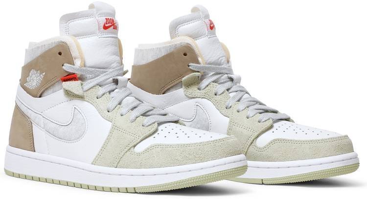 Wmns Air Jordan 1 High Zoom Comfort 'Olive Aura' CT0979-102 - Image 3