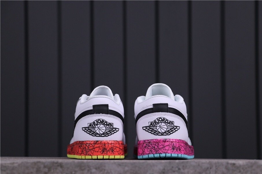 Air Jordan 1 Low GS 'Multi-Color' CV9548-100 - Image 5