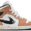 Air Jordan 1 Mid SE 'Brushstroke Paint Splatter' DA8005-100