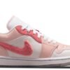 Air Jordan 1 Low White Pink Grey Shoes DM5443-666