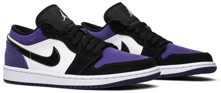 Air Jordan 1 Low 'Court Purple' 553558-125 - Image 3