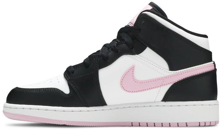 Air Jordan 1 Mid 'White Light Arctic Pink' 555112-103 - Image 2