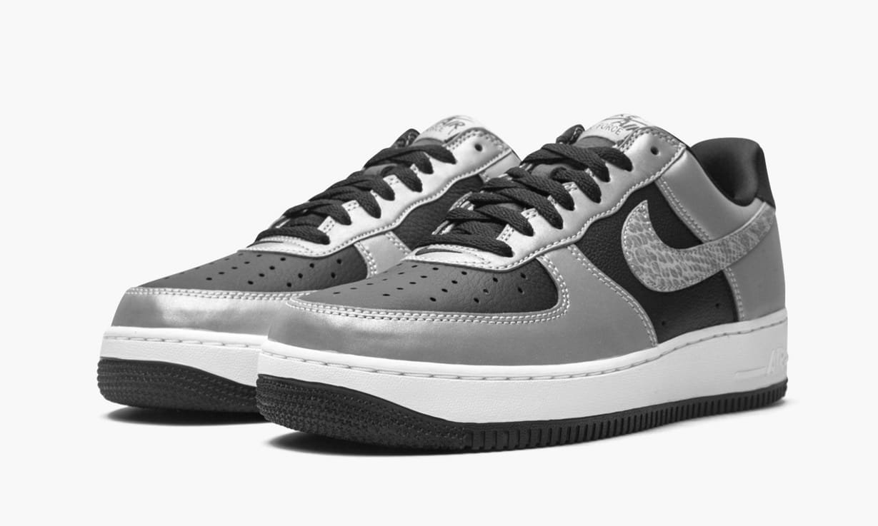Nike Air Force 1 Silver Snake - Image 2