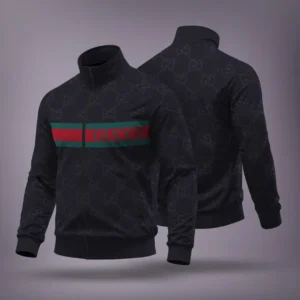 Luxury Brand Stand Collar Jacket For Men - CHIC071208