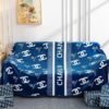 Luxury Blue Blanket Throw 451#