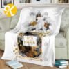 Chanel No.5 Perfume Bottle With White Flowers-And Golden Splashes Effect I White Background Banket