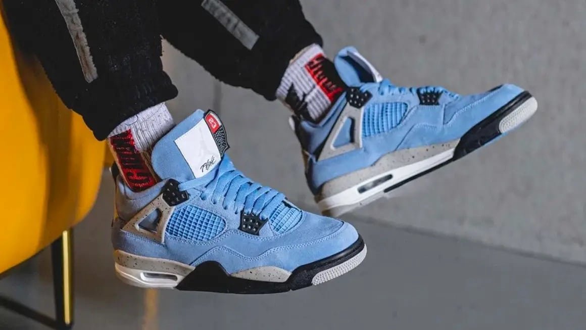 Nike Air Jordan 4 University Blue - Image 5