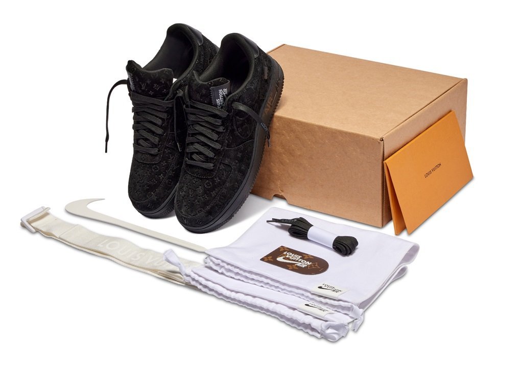 Louis Vuitton x Nike Air Force 1?07 LV8 Low Black - Image 5