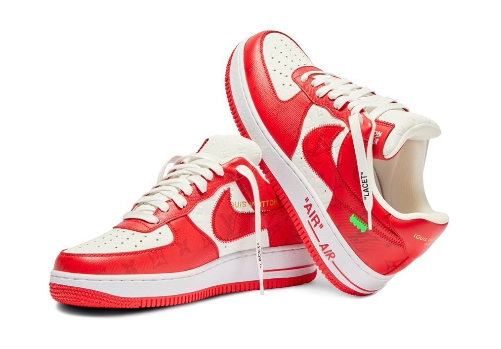Louis Vuitton x Nike Air Force 1?07 LV8 Low Red - Image 2