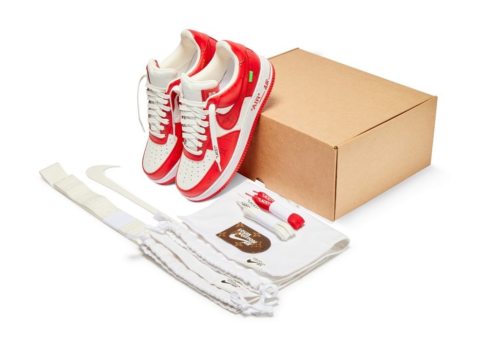 Louis Vuitton x Nike Air Force 1?07 LV8 Low Red - Image 5