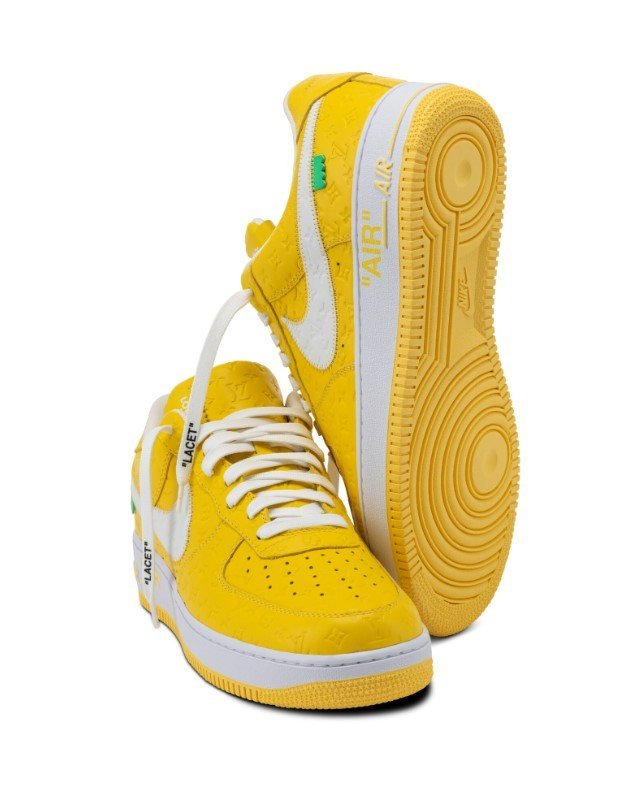 Louis Vuitton x Nike Air Force 1?07 LV8 Low Yellow - Image 4