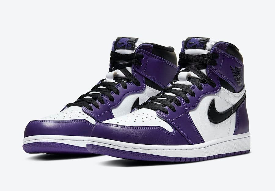 Nike Air Jordan 1 Purple White - Image 2