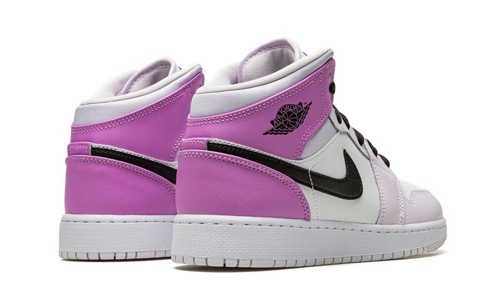 Nike Air Jordan 1 Mid Barely Grape GS - Image 3