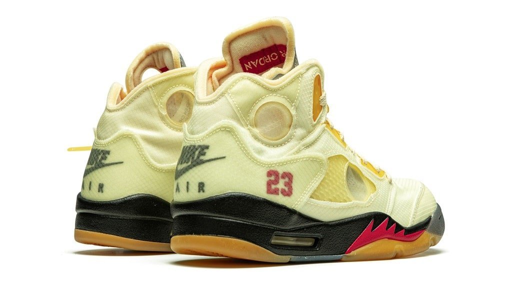 Nike Air Jordan 5 Retro Off-White Sail - Image 3