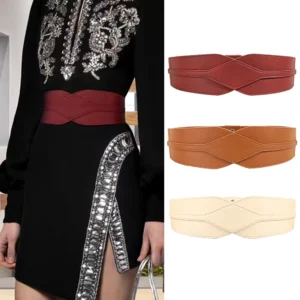 Fashionable Elastic Stretch Waistband Belt for Lady of All Sizes LB_L_08