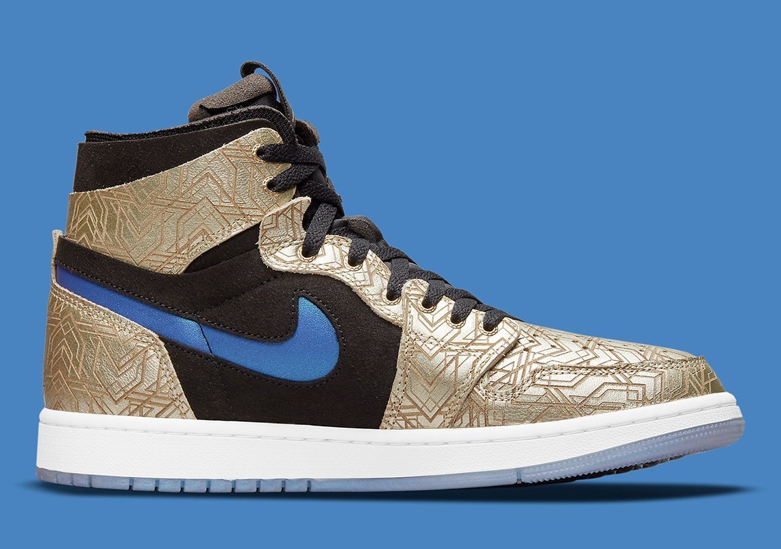Air Jordan 1 Zoom Comfort 'Gold Laser' DQ0659-700 - Image 2