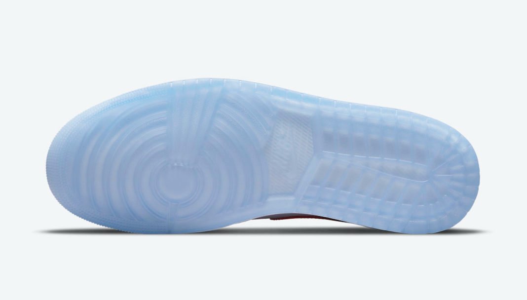 Air Jordan 1 Mid Gets Swathed in Geometric Prints DC7294-600 - Image 7