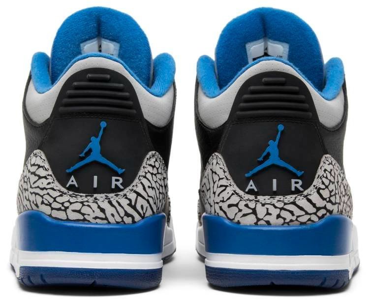 Air Jordan 3 Retro 'Sport Blue' 136064-007 - Image 4