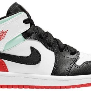 Air Jordan 1 Mid SE PS 'Red Black Toe' BQ6932-100