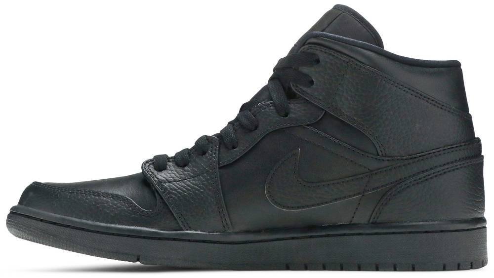 Air Jordan 1 Mid 'Triple Black' 554724-091 - Image 2