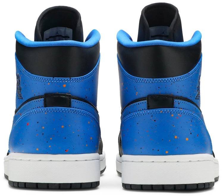 Air Jordan 1 Mid 'Royal Splatter' 554724-048 - Image 4