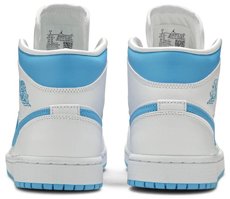 Air Jordan 1 Mid 'UNC' BQ6472-114 - Image 4