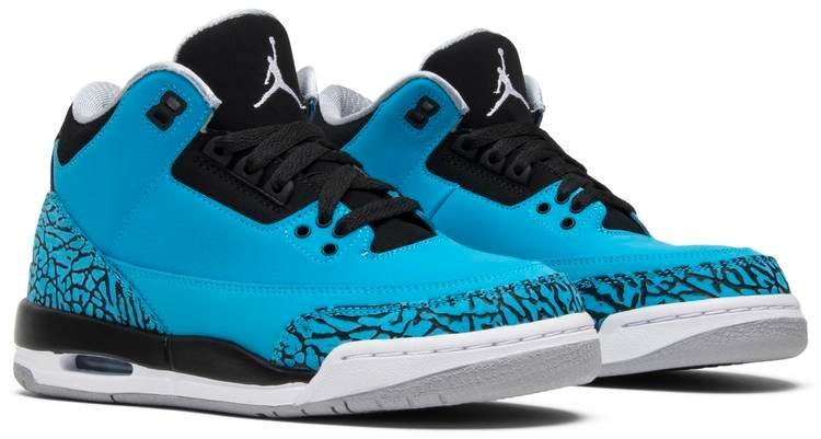 Air Jordan 3 Retro BG 'Powder Blue' 398614-406 - Image 3