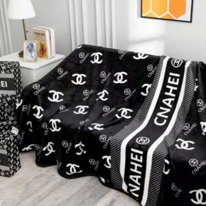 Luxury Black blanket Throw 451#