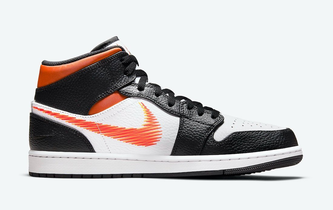 Air Jordan 1 Mid 'Zig Zag Swoosh' DN4929-100 - Image 2