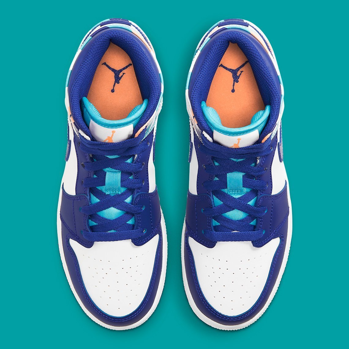 Air Jordan 1 Mid GS 'Geometric Pint' 555112-105 - Image 4